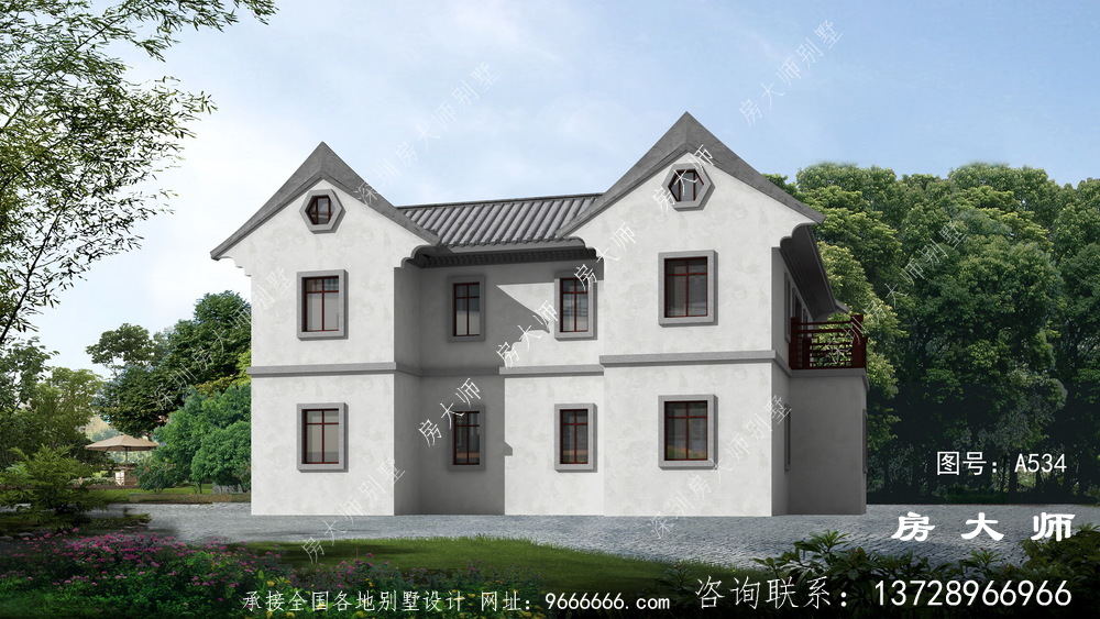 建造中式风格别墅，让生活美滋滋！
