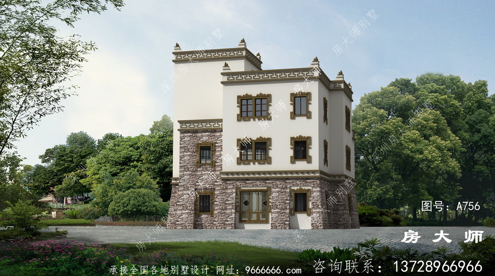 美美哒的中式风格独栋别墅