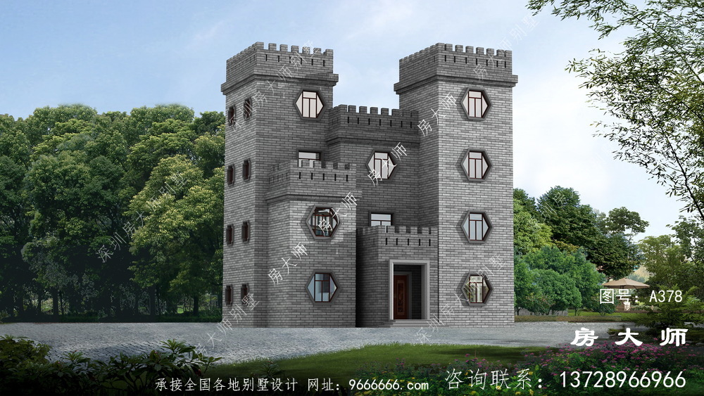 精致又实用的农村中式城堡别墅