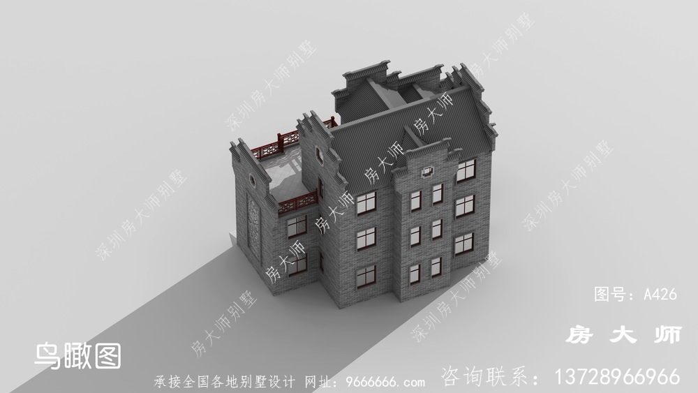中式三层别墅，理想农村生活的标配