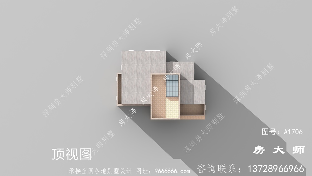 简约现代风格两层别墅设计图