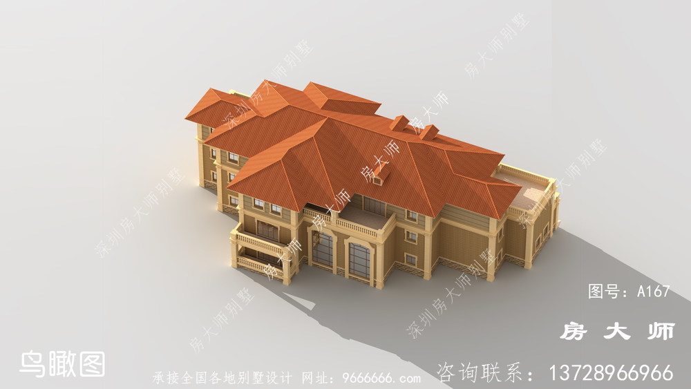 儒雅的法式风格别墅设计效果图