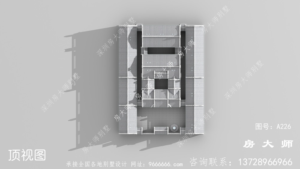 四合院潮派别墅，传统大户人家建筑