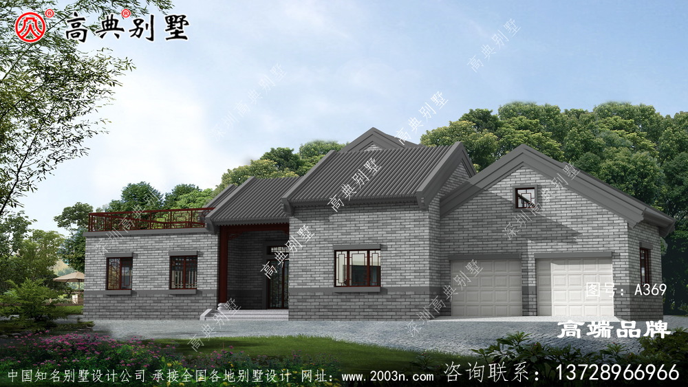 新中式小别墅设计图