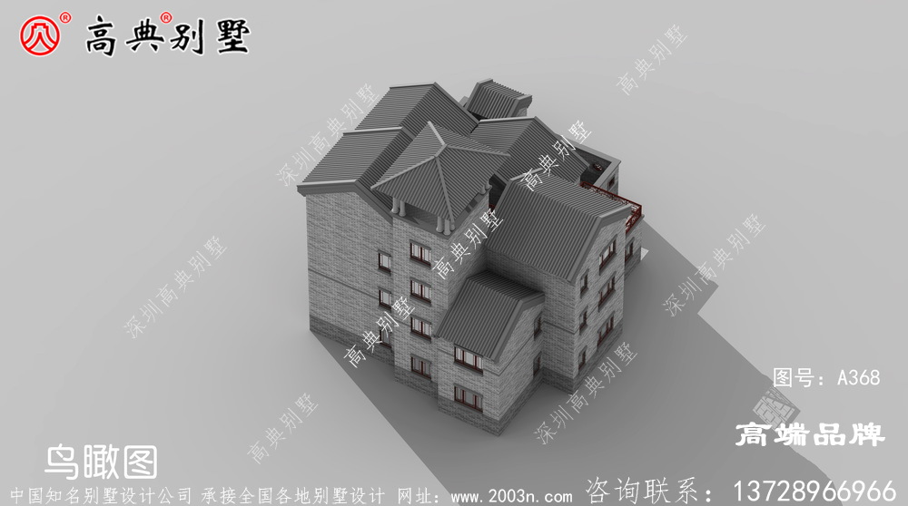 新中式三层别墅